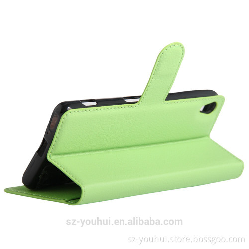 High quality leather flip case for Sony Xperia XA